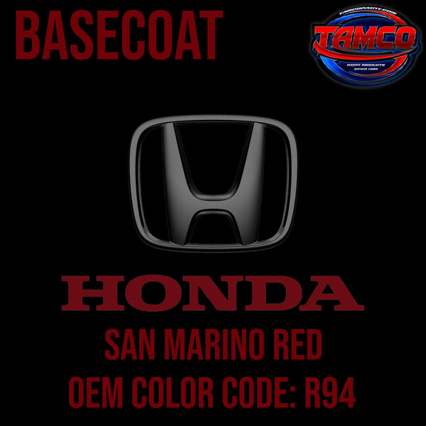 HONDA SAN MARINO RED OEM BASECOAT