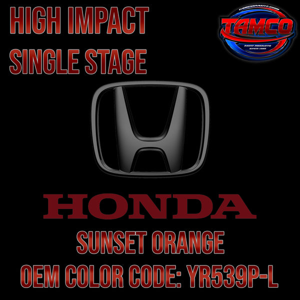 Honda Sunset Orange | YR539P-L | 2003-2005 | OEM High Impact Series Single Stage