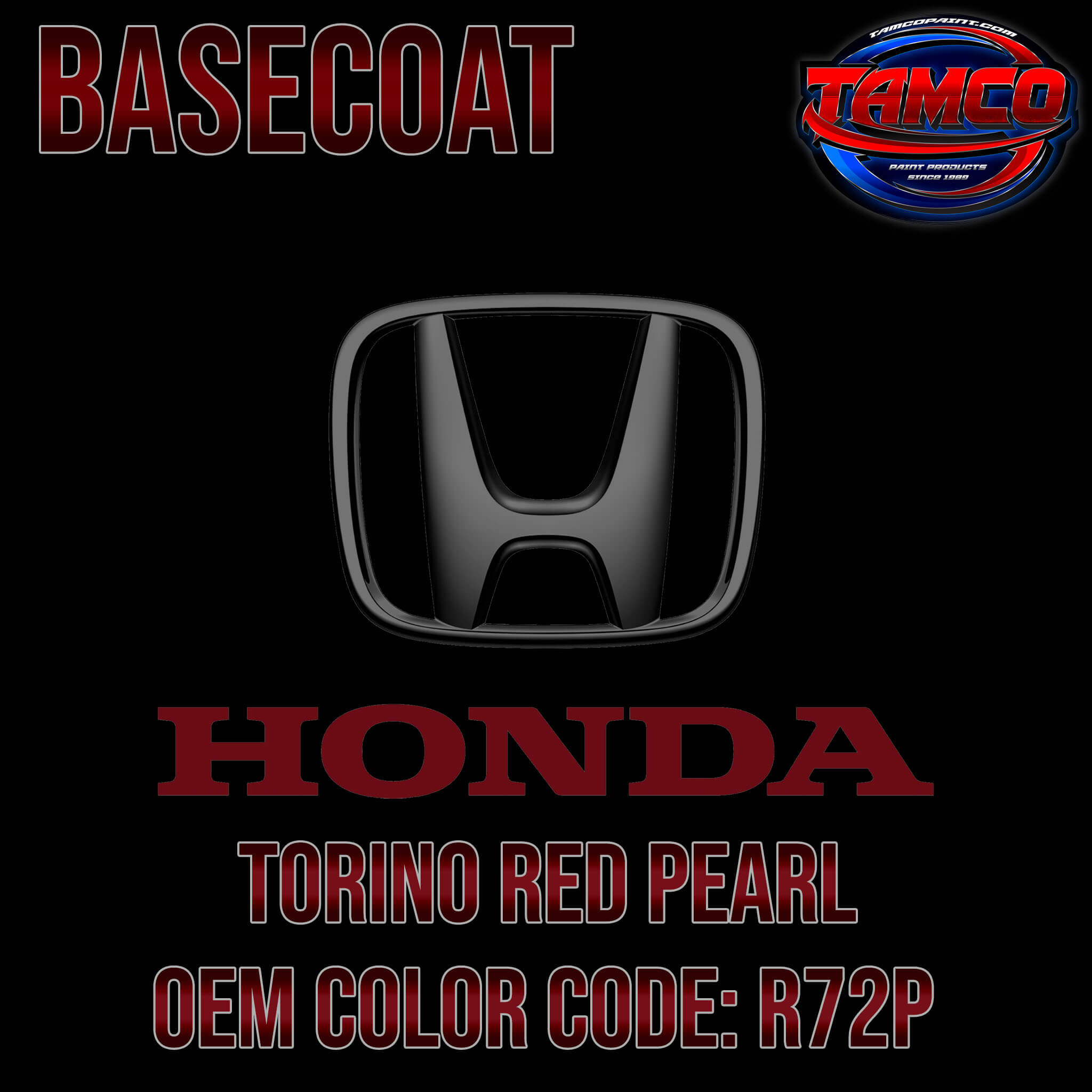 HONDA TORINO RED PEARL OEM BASECOAT