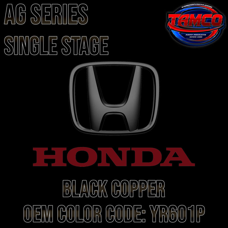 Tamco Paint Honda Black Copper Pearl Code YR601P OEM AG Series Single Stage