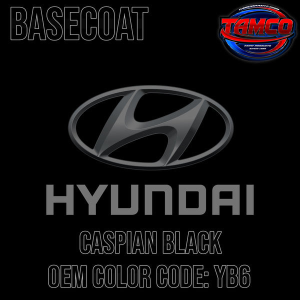 Hyundai Caspian Black | YB6 | 2014-2018 | OEM Basecoat