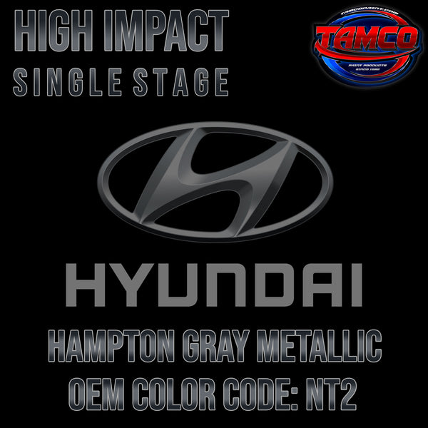 Hyundai Hampton Gray Metallic | NT2 | 2020-2023 | OEM High Impact Single Stage