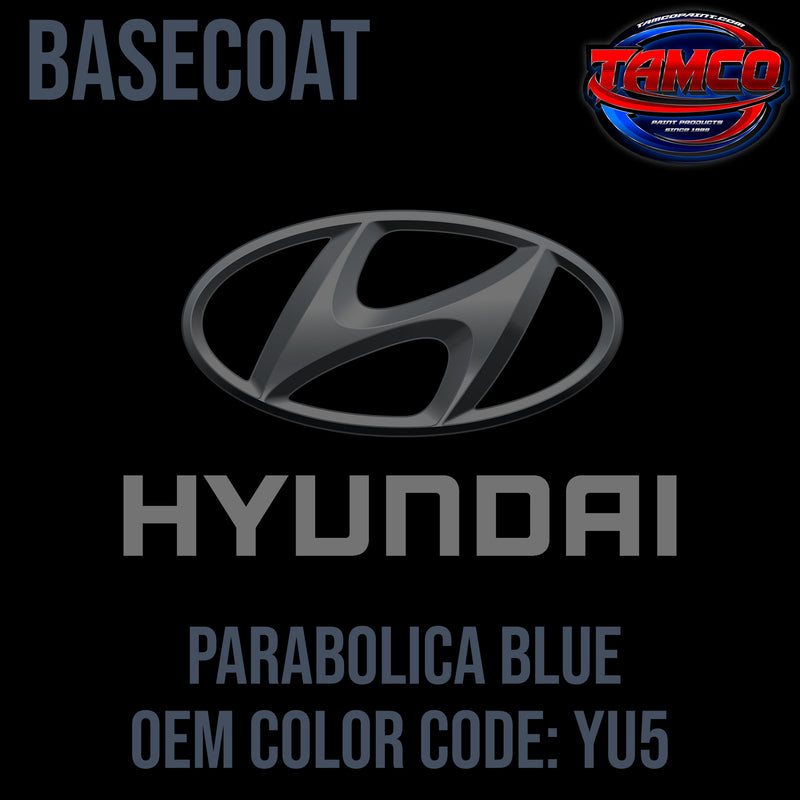 Hyundai Parabolica Blue | YU5 | 2013 | OEM Basecoat