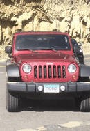 Deep Cherry Red Crystal Pearl Jeep Wrangler