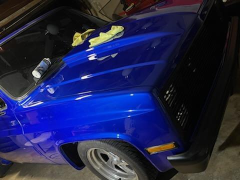 Blazin Blue 1984 Chevrolet silverado