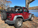 Deep Cherry Red Crystal Pearl Jeep Wrangler