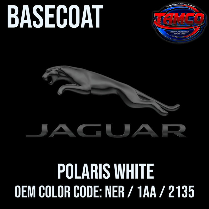 Tamco Paint Polaris White OEM Color Code: NER / 1AA / 2135 Basecoat