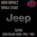 Tamco Paint Jeep Gator Code PGV / VGV OEM High Impact Single Stage
