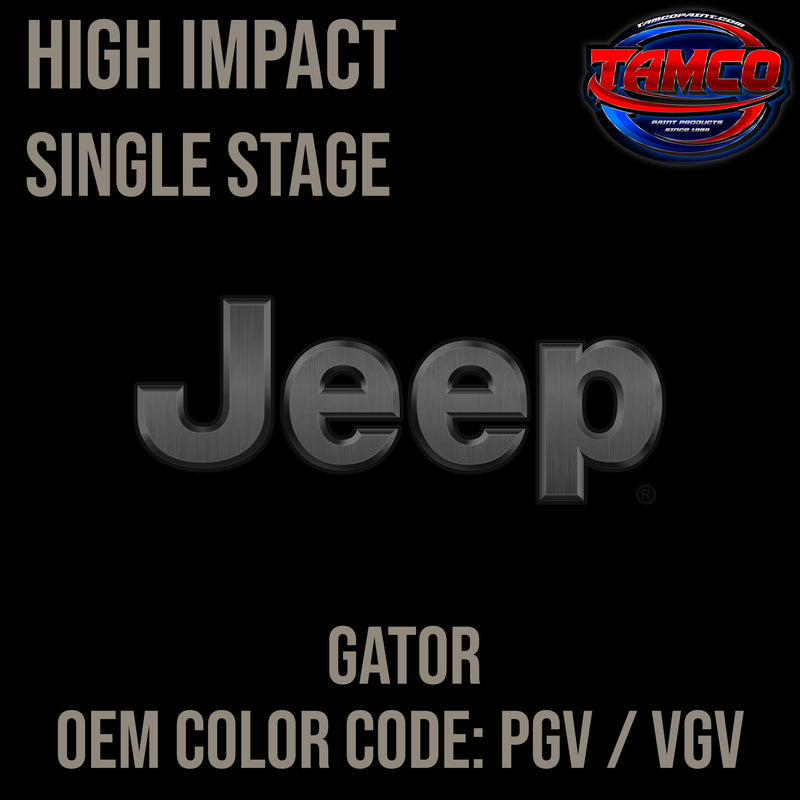 Tamco Paint Jeep Gator Code PGV / VGV OEM High Impact Single Stage