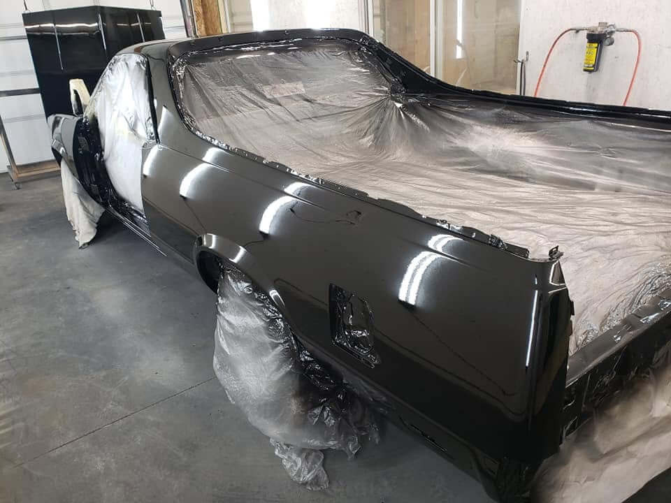 Tamco Paint Jet Black on Chevrolet El Camino