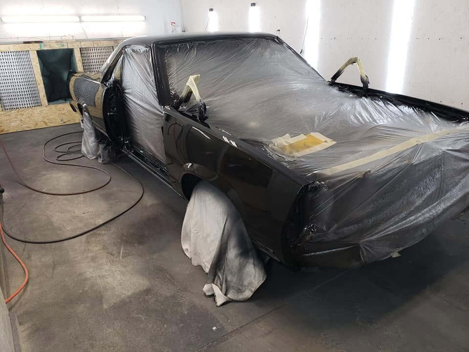 Tamco Paint Jet Black on Chevrolet El Camino
