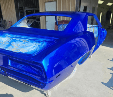 Tamco Paint Kandy Killa Blue Candy Pearl in 1969 Chevrolet Camaro