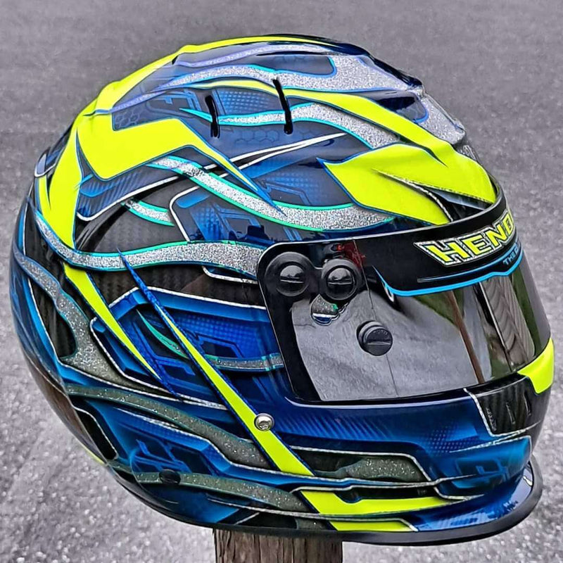 candy plasma blue motorcycle helmet Kandy Killa Blue - 2K Candy Kit