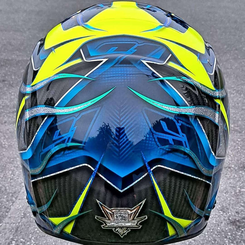 candy plasma blue motorcycle helmet Kandy Killa Blue - 2K Candy Kit
