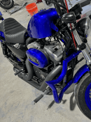 Tamco Paint Kandy Killa Blue Candy Concentrate on Harley-Davidson Sportster
