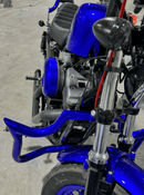 Tamco Paint Kandy Killa Blue Candy Concentrate on Harley-Davidson Sportster