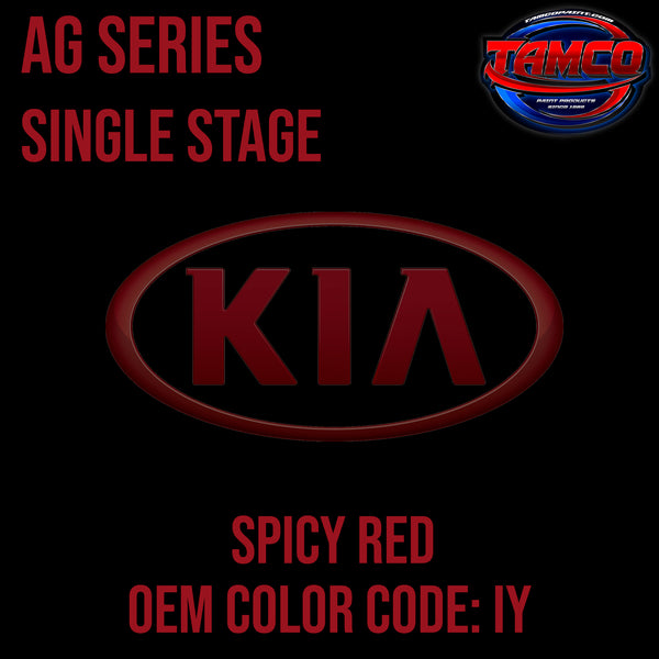 Kia Spicy Red | IY | 2008-2012 | OEM AG Series Single Stage