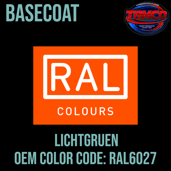 RAL Lichtgruen | RAL6027 | 1982 | OEM Basecoat