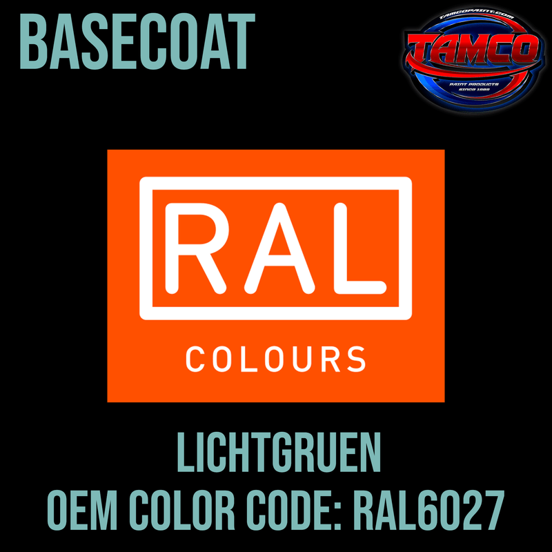 RAL Lichtgruen | RAL6027 | 1982 | OEM Basecoat