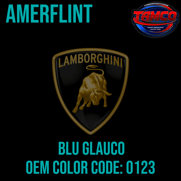 Lamborghini Blu Glauco | 0123 | 2019-2024 | OEM Amerflint II Series Single Stage