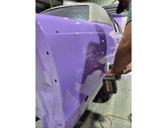 Tamco Paint Lavender Lust Pearl in 1996 Cadillac Fleetwood Brougham