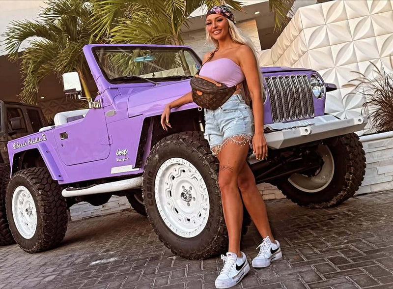 Tamco Paint Lavender Lust Pearl in Jeep Wrangler