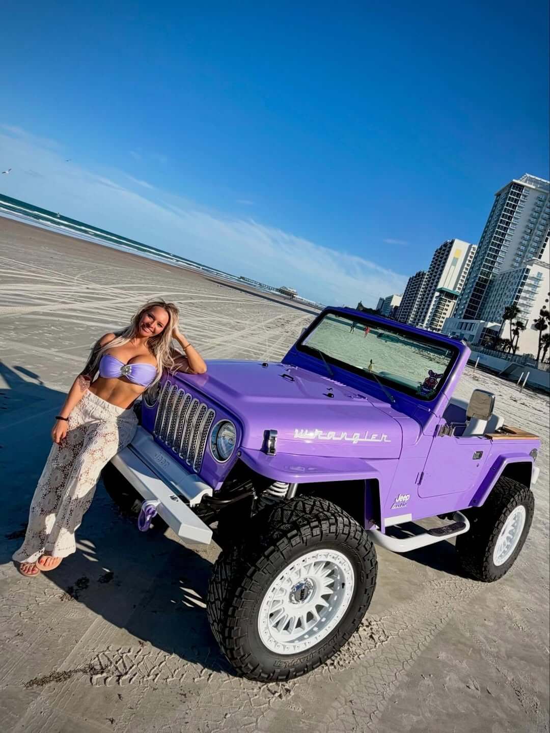Tamco Paint Lavender Lust Pearl in Jeep Wrangler