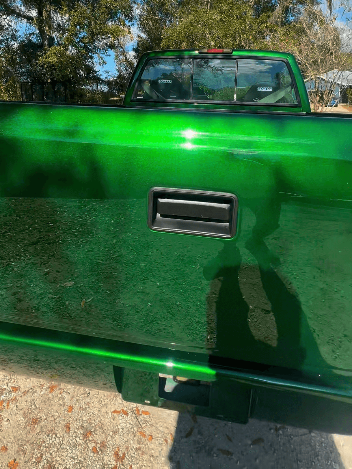 Tamco Paint Lead Sled Green on Chevrolet C/K