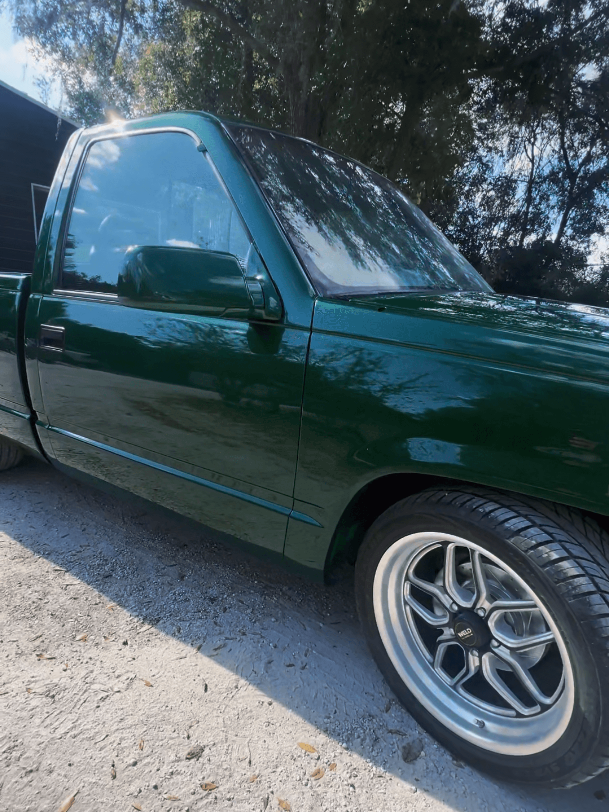 Tamco Paint Lead Sled Green on Chevrolet C/K