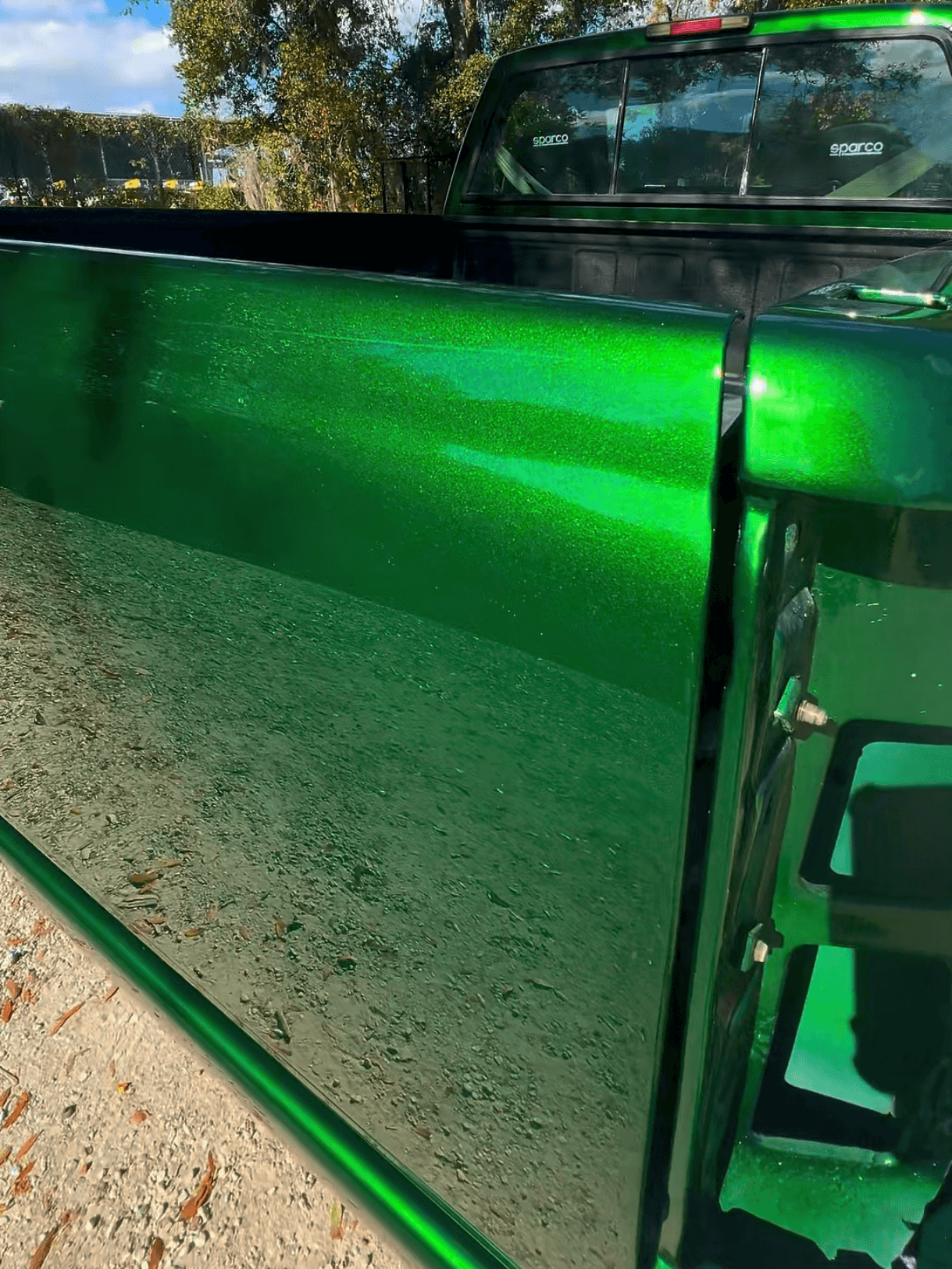 Tamco Paint Lead Sled Green on Chevrolet C/K