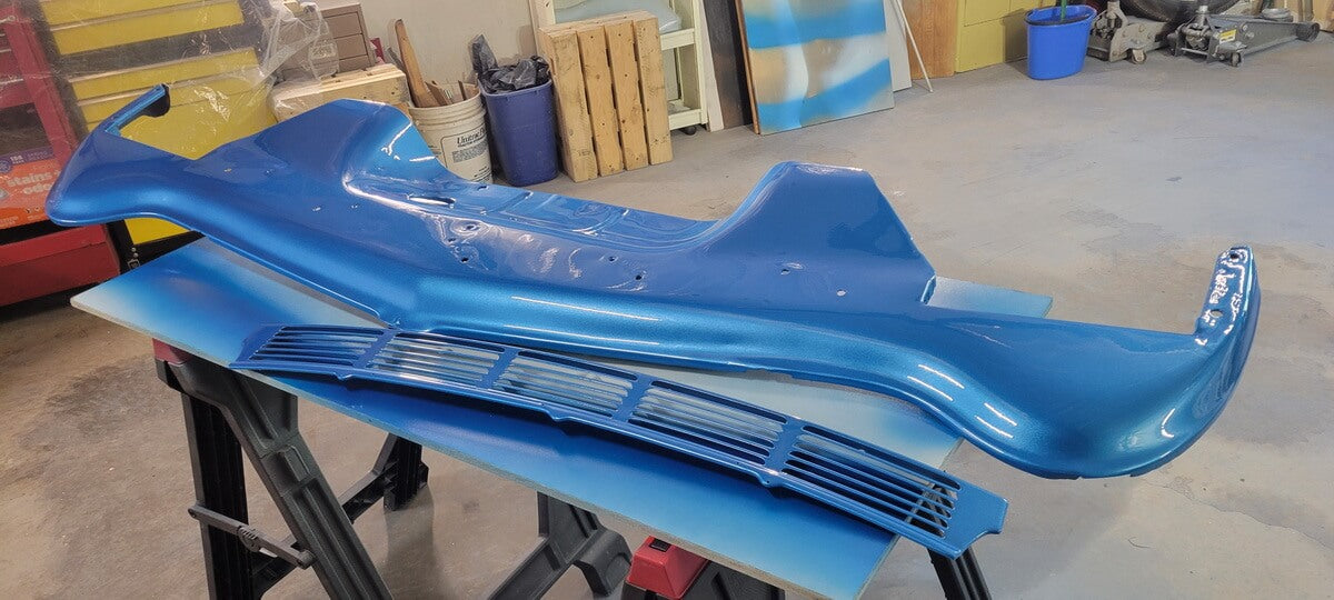Tamco Paint Tamco Throwback Lemans Blue and Blizzard of Ozz Blue Pearl on 1956 Chevy