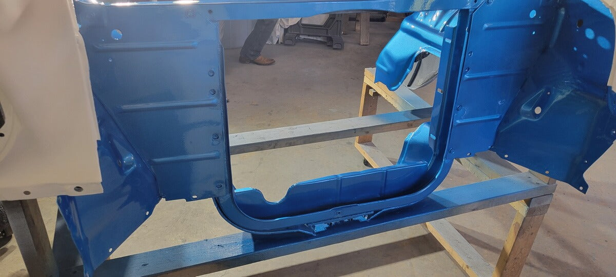 Tamco Paint Tamco Throwback Lemans Blue and Blizzard of Ozz Blue Pearl on 1956 Chevy