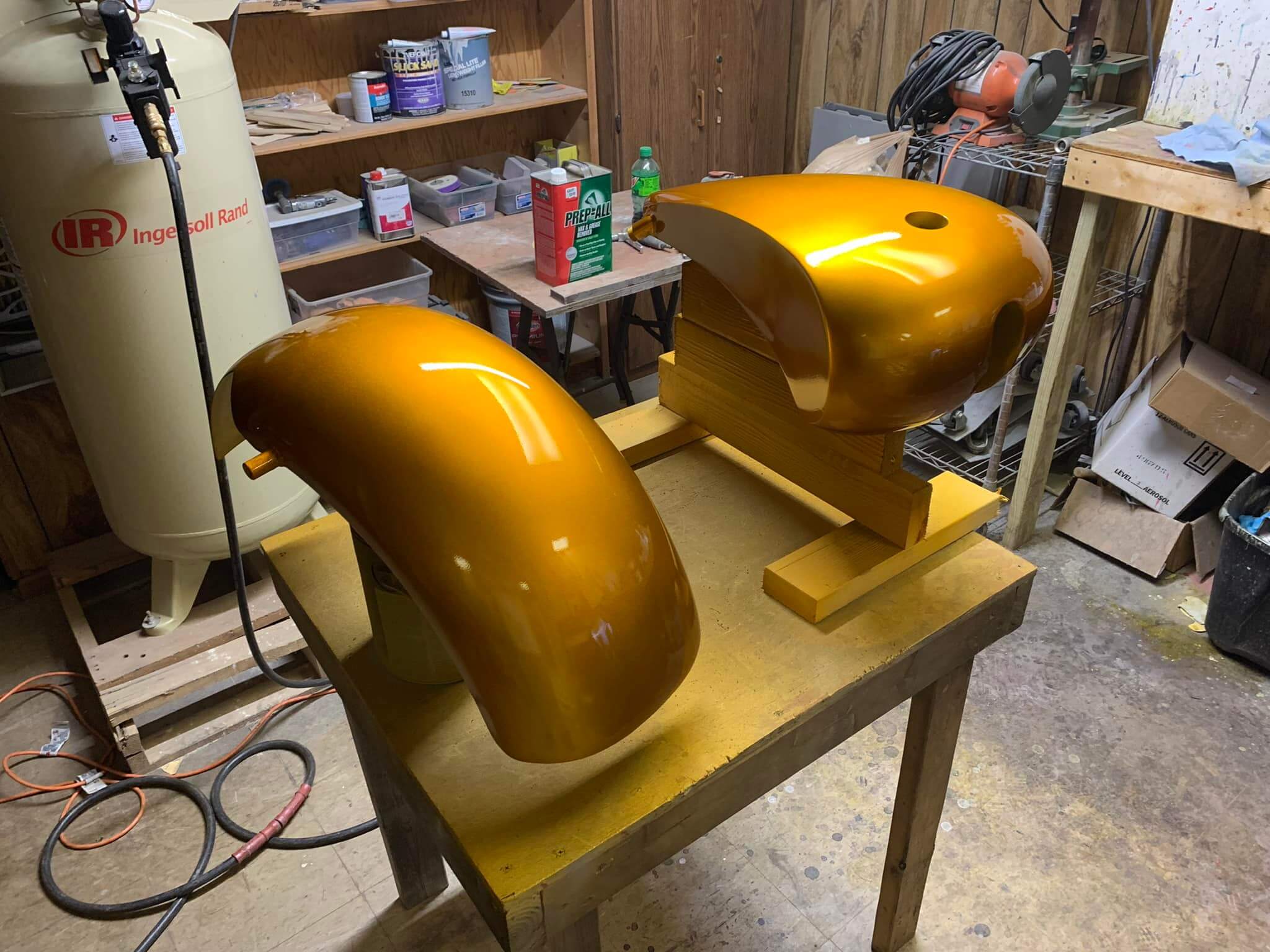 Tamco Paint Lemonade Candy Concentrate on Motorcycle Parts