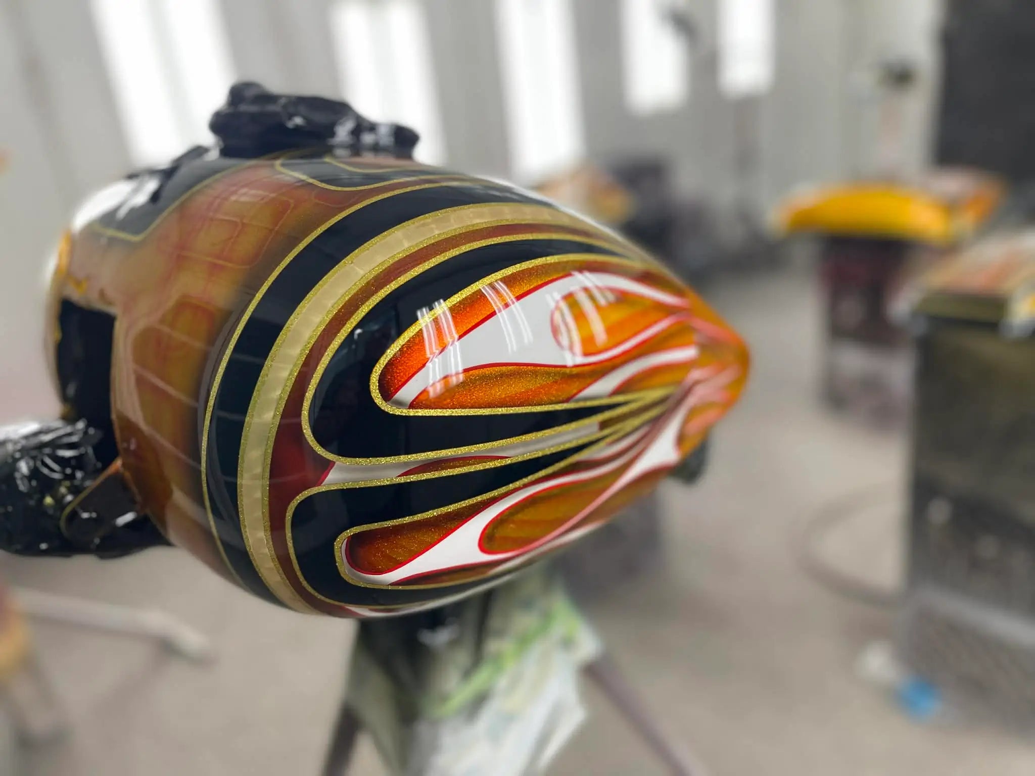 Tamco Paint Lemonade Candy Pearl Basecoat on Harley-Davidson Road Glide