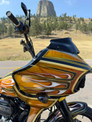Tamco Paint Lemonade Candy Pearl Basecoat on Harley-Davidson Road Glide