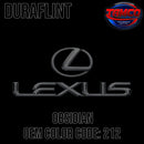 Tamco Paint Lexus Obsidian Code 212 OEM Duraflint