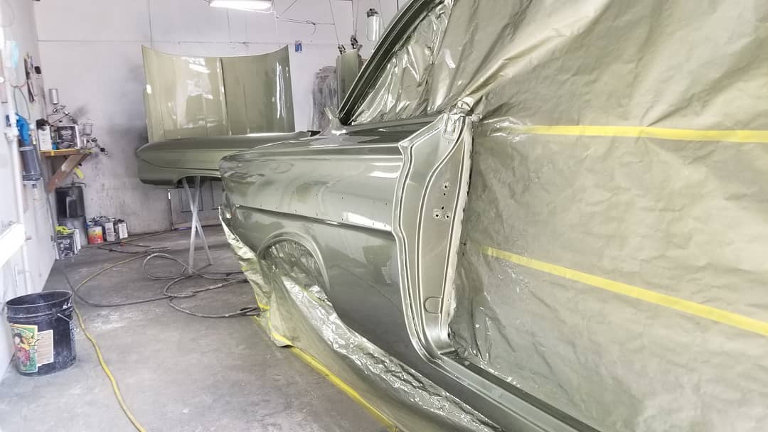 Tamco Paint Lexus Mid Green Metallic on 1961 Chevrolet Impala