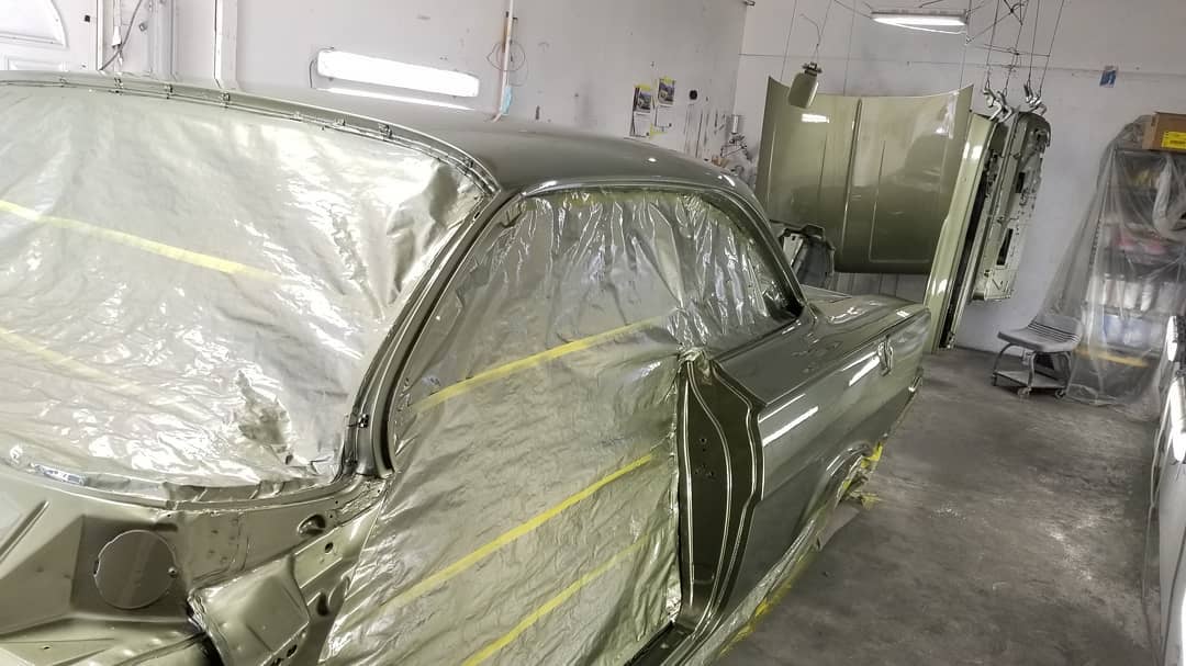 Tamco Paint Lexus Mid Green Metallic on 1961 Chevrolet Impala