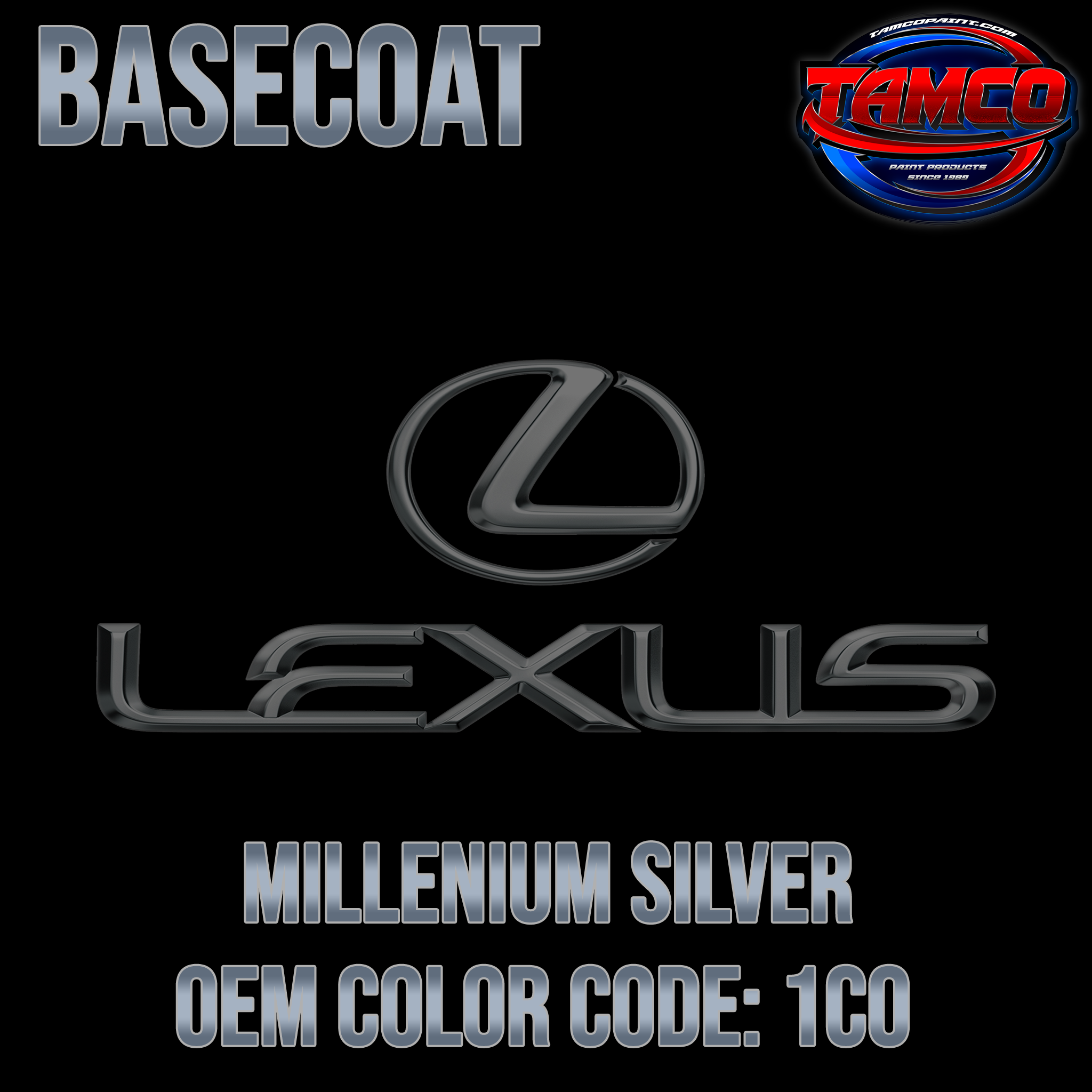 Tamco Paint Lexus Millenium Silver Basecoat