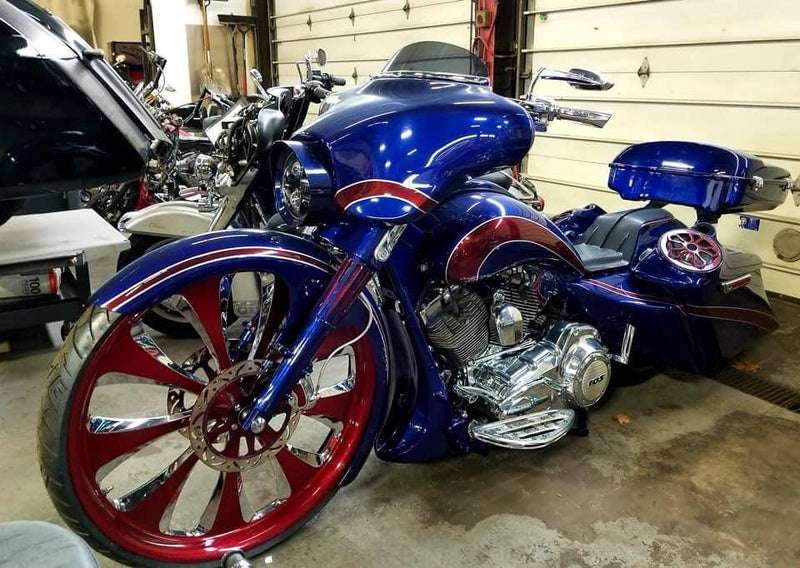 Liberty Blue Motorcycle