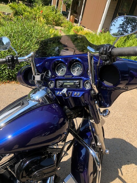 Liberty Blue Motorcycle