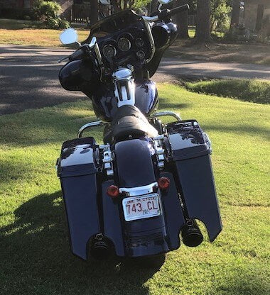 Liberty Blue Motorcycle