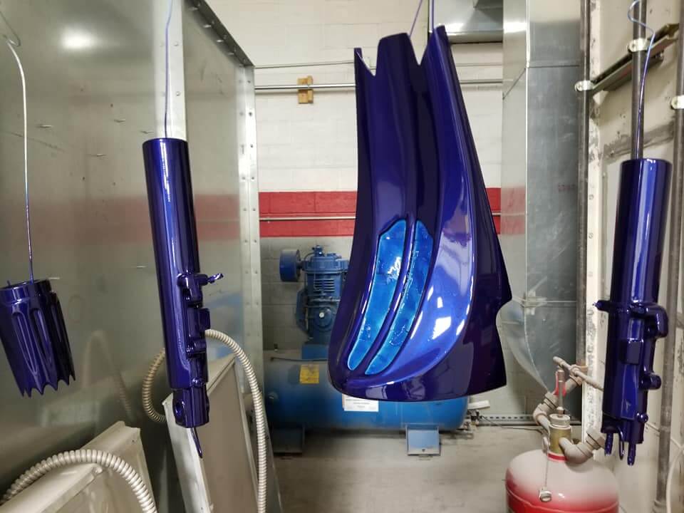 Tamco Paint Liberty Blue on Harley Davidson Street Glide