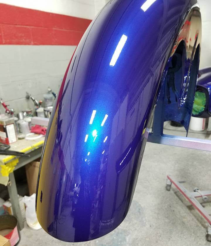 Tamco Paint Liberty Blue on Harley Davidson Street Glide