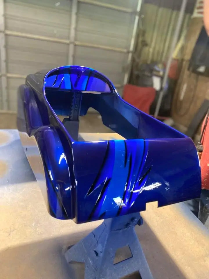 Tamco Paint Liberty Blue on RC Car