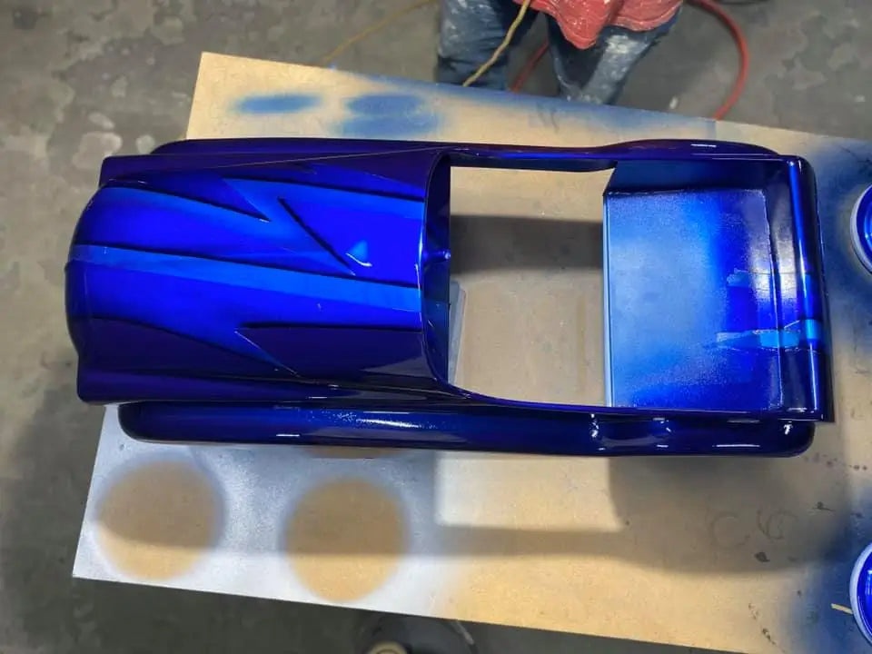 Tamco Paint Liberty Blue on RC Car
