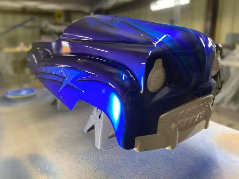 Tamco Paint Liberty Blue on RC Car
