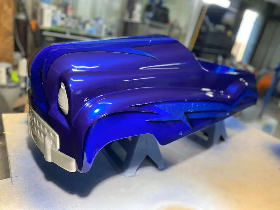 Tamco Paint Liberty Blue on RC Car
