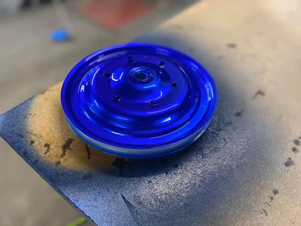 Tamco Paint Liberty Blue on RC Car