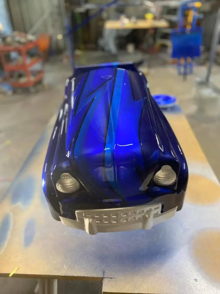 Tamco Paint Liberty Blue on RC Car